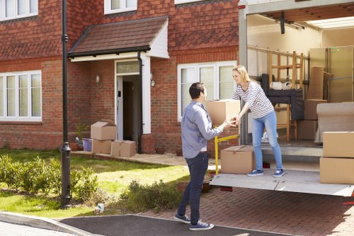 Man with van service helping with a local move in Harlesden