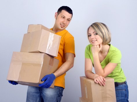 Furniture pick-up team handling bulky household items in Harlesden