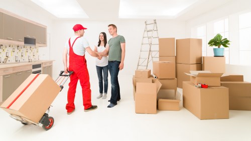 Local removals team assisting with a business move in Harlesden