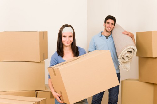 Customer confirming a moving service booking details