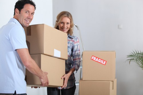 Preparation checklist and packing for a Harlesden move